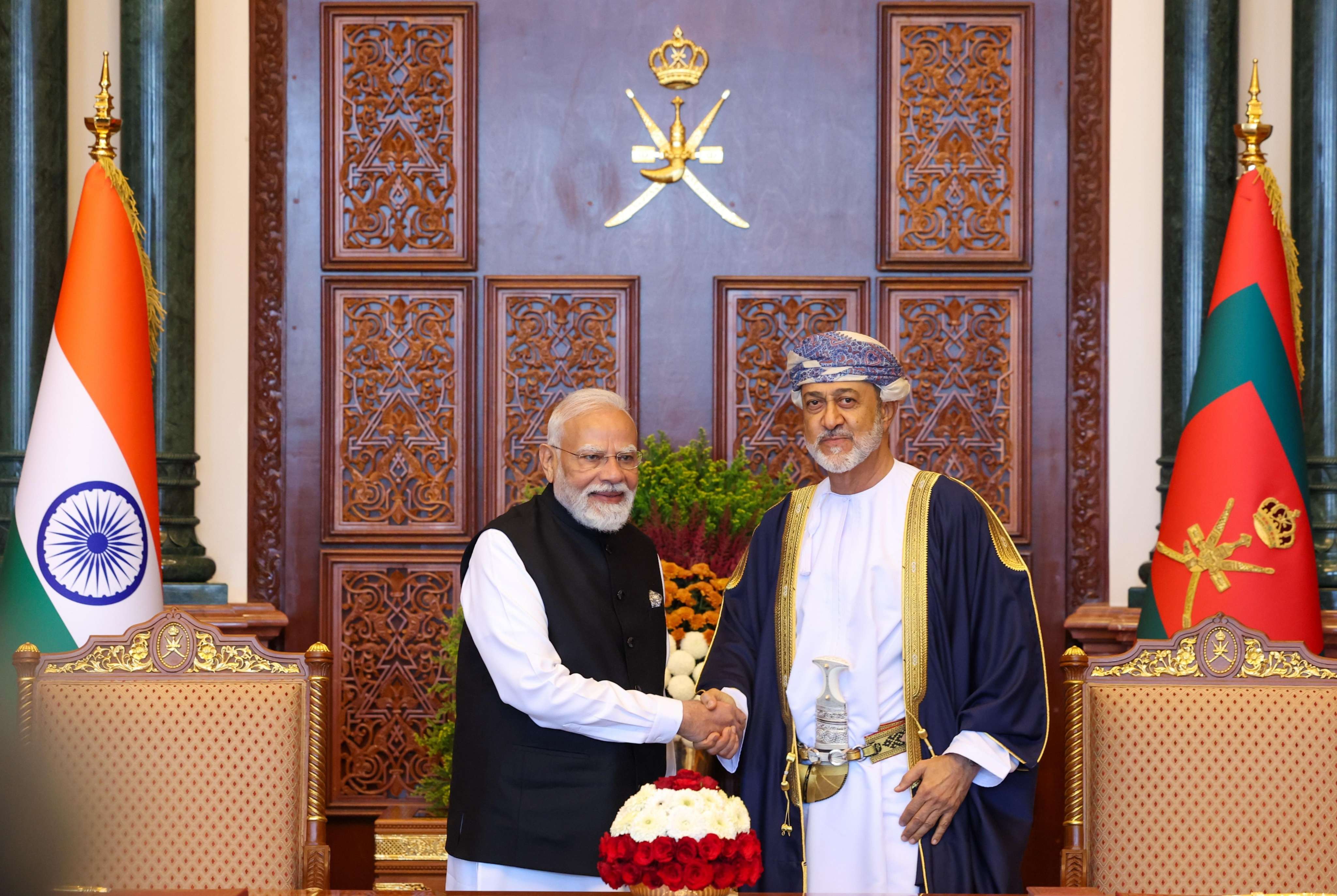 Signing Ceremony of the India-Oman Comprehensive Economic Partnership Agreement (CEPA)